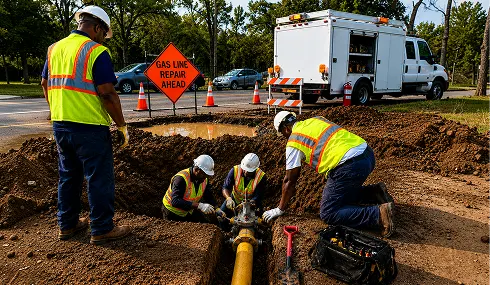 Gas Line Repair